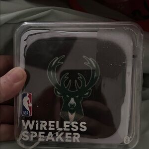 NBA Milwaukee Bucks Portable Wireless Speaker — Green and White Logo